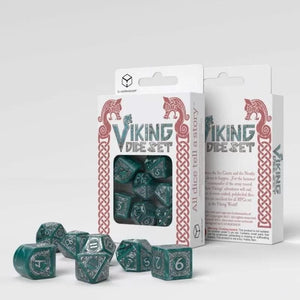 Q-Workshop Dice Q Workshop - Viking Modern Mjolnir Dice Set 7