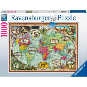 Ravensburger Jigsaws Around the World by Bike (1000pc) Ravensburger