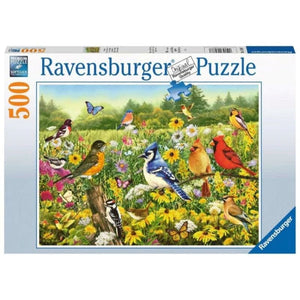 Ravensburger Jigsaws Birds In The Meadow (500pc) Ravensburger