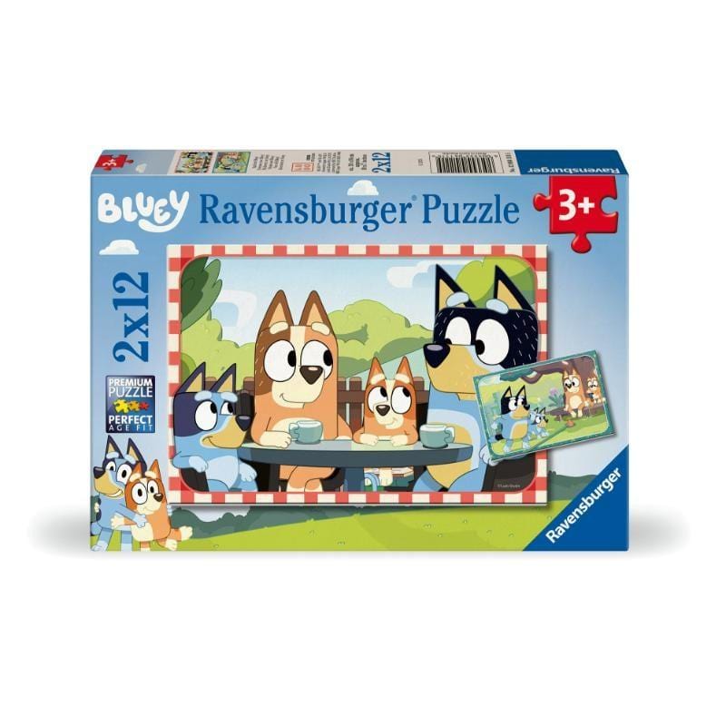 Ravensburger Jigsaws Bluey (2x12pc) Ravensburger