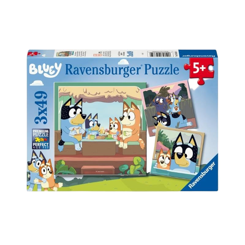 Ravensburger Jigsaws Bluey (3x49pc) Ravensburger