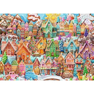 Ravensburger Jigsaws Christmas Cookie Village (1000pc) Ravensburger