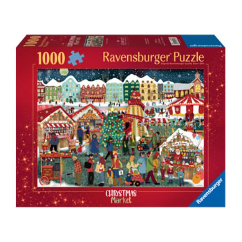 Ravensburger Jigsaws Christmas Market  (1000pc) Ravensburger