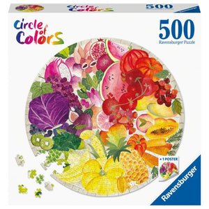 Ravensburger Jigsaws Circle of Colours - Fruits & Vegetables (500pc) Ravensburger