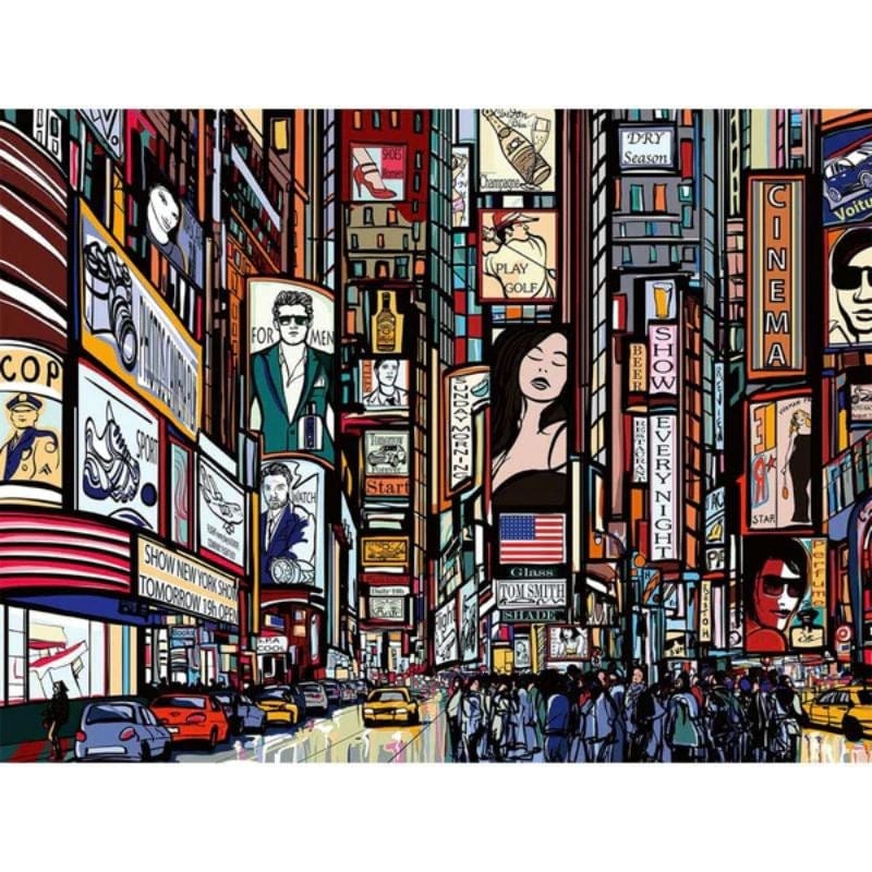 Ravensburger Jigsaws Colorful New York (1000pc) Ravensburger