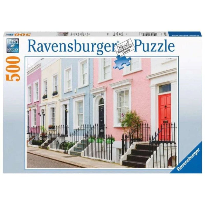 Colourful London Townhouses (500pc) Ravensburger