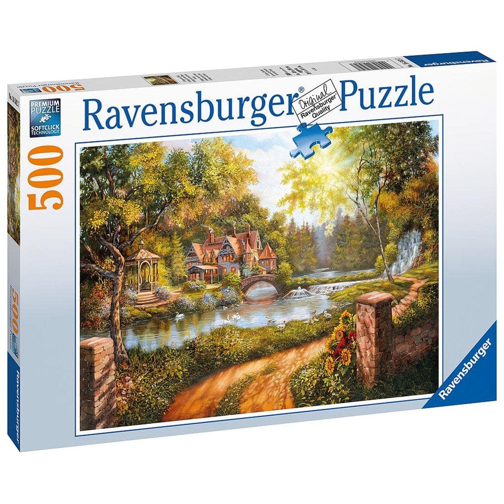 Ravensburger Jigsaws Cottage by the River (500pc) Ravensburger