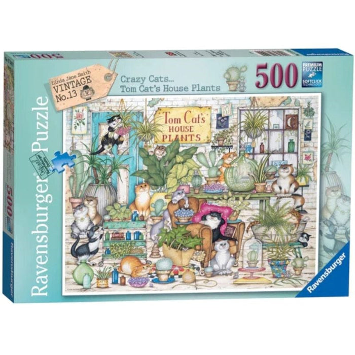 Crazy Cats… Tom Cats House Plants (500pc) Ravensburger