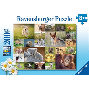 Ravensburger Jigsaws Cute Animal Babies (200pc) Ravensburger