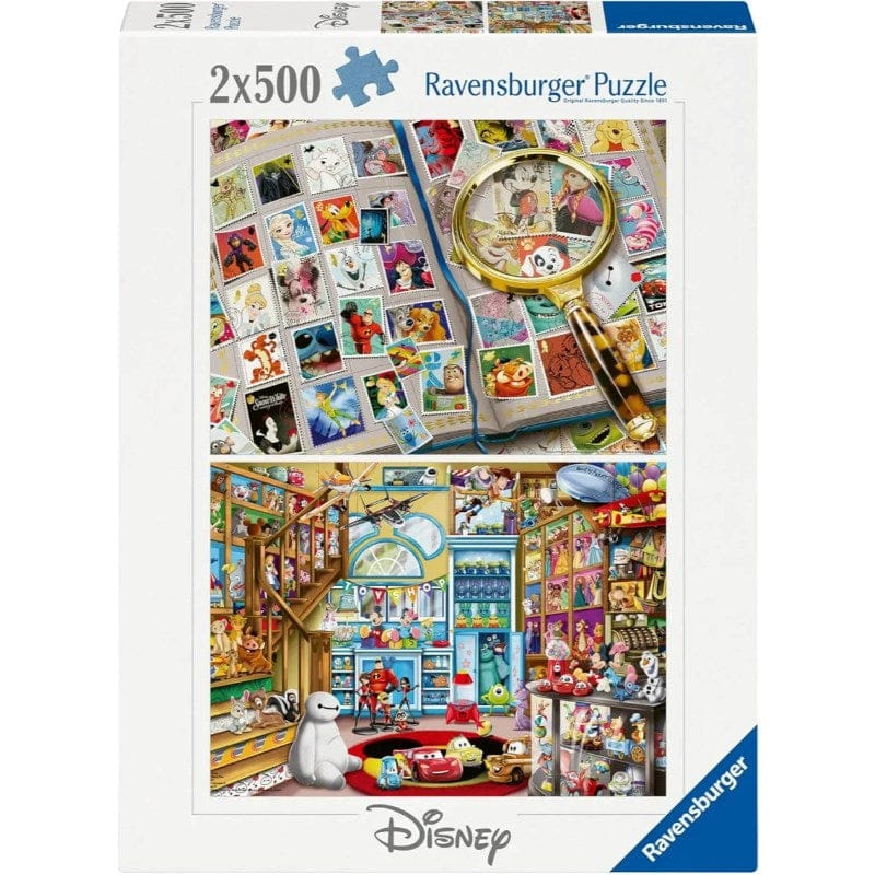 Ravensburger Jigsaws Disney Stamps & Toys (2x500pc) Ravensburger