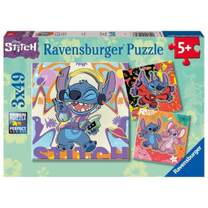 Ravensburger Jigsaws Disney Stitch (3x49pc) Ravensburger