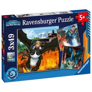 Ravensburger Jigsaws Dragons (3x49pc) Ravensburger