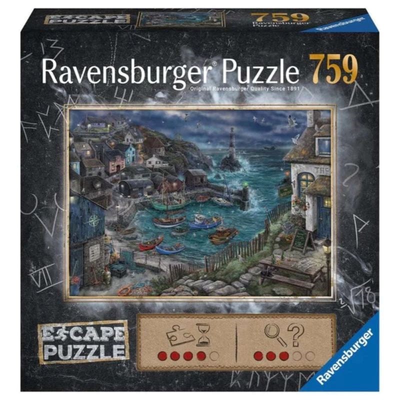 Ravensburger Jigsaws Escape - Treacherous Harbor (759pc) Ravensburger