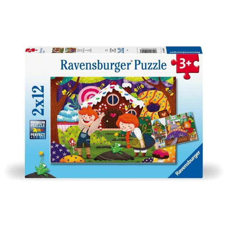 Ravensburger Jigsaws Fairytales (2x12pc) Ravensburger