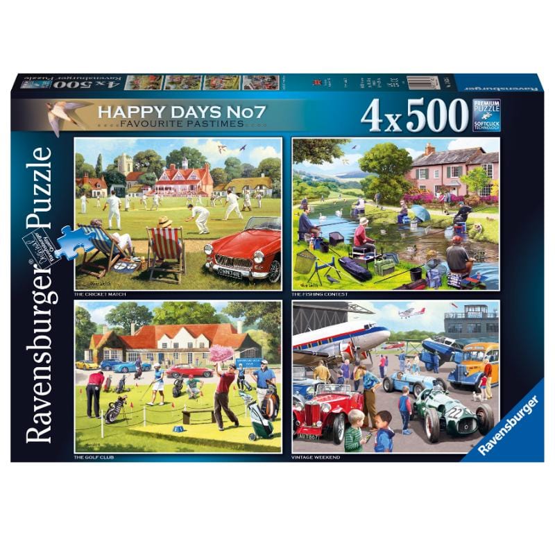 Ravensburger Jigsaws Favourite Pastimes (4x500pc) Ravensburger