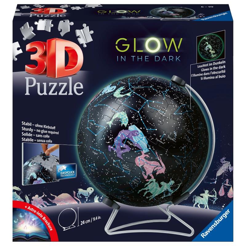Ravensburger Jigsaws Glow in the Dark Starglobe (180pc) Ravensburger