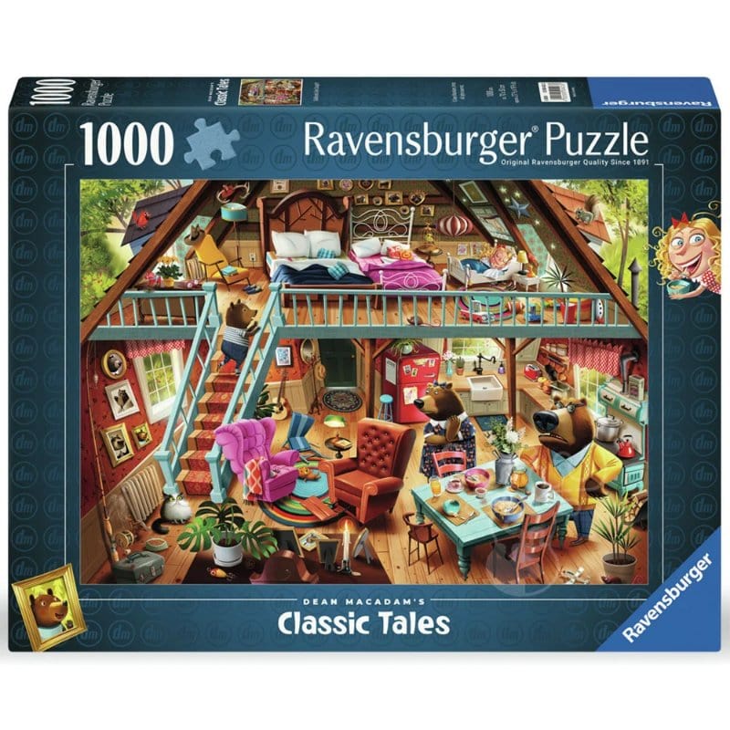 Ravensburger Jigsaws Goldilocks Gets Caught! (1000pc) Ravensburger