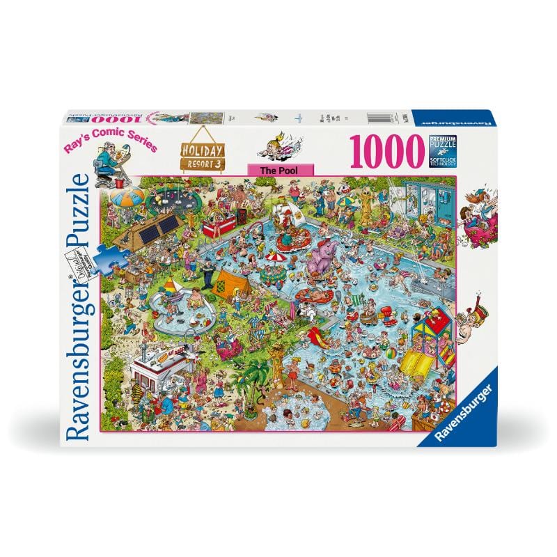 Ravensburger Jigsaws Holiday Resort 3 - The Pool (1000pc) Ravensburger