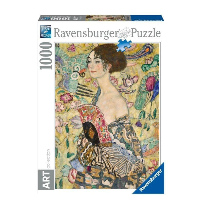 Klimt - Lady with a Fan (1000pc) Ravensburger