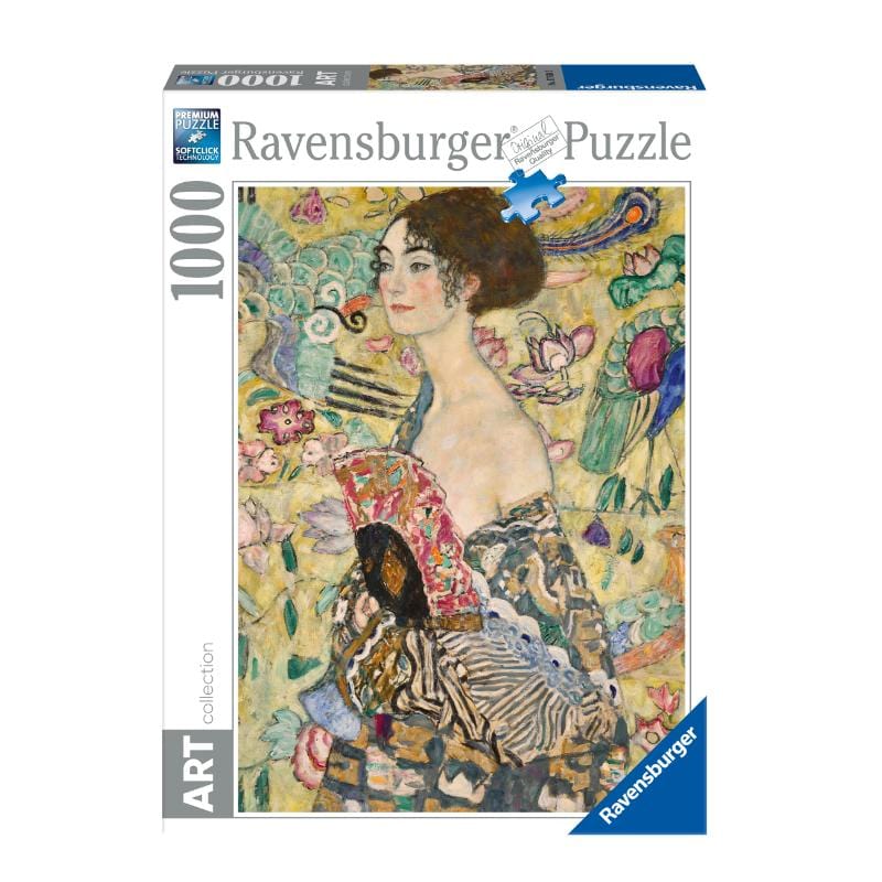 Ravensburger Jigsaws Klimt: Lady with a Fan (1000pc) Ravensburger