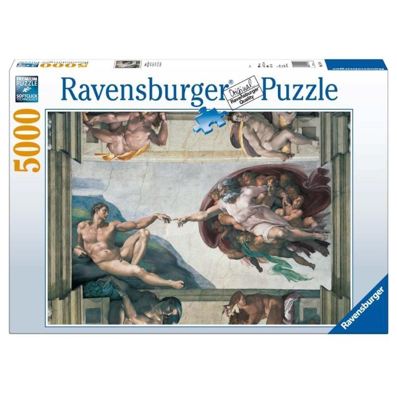 Ravensburger Jigsaws Michelangelo The Creation of Adam (5000pc) Ravensburger