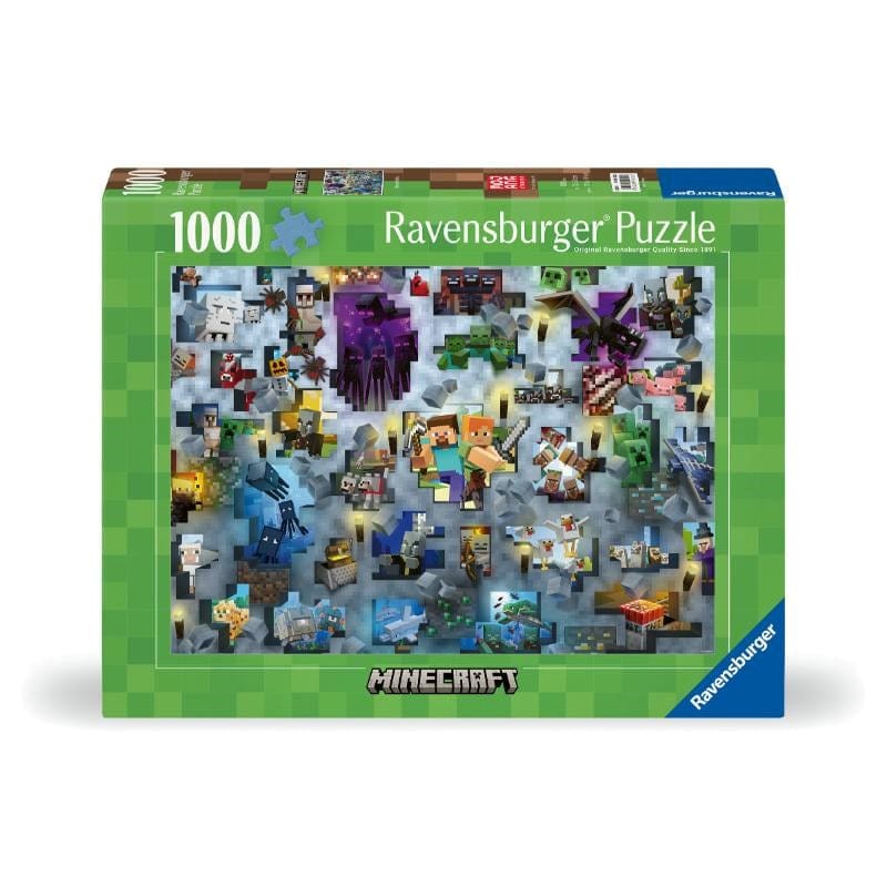 Ravensburger Jigsaws Minecraft Challenge (1000pc) Ravensburger