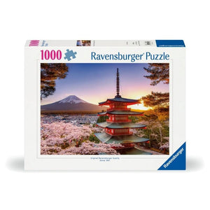 Ravensburger Jigsaws Mount Fuji Cherry Blossom View (1000pc) Ravensburger