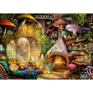 Ravensburger Jigsaws Mushroom Cottage (1000pc) Ravensburger