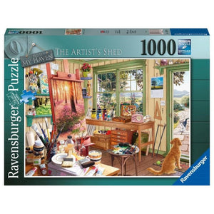 Ravensburger Jigsaws My Haven No. 11: Artist's Shed (1000pc) Ravensburger