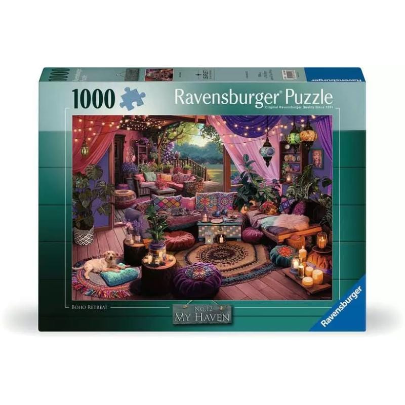 Ravensburger Jigsaws My Haven No.12 - Boho Retreat (1000pc) Ravensburger