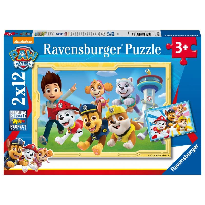 Ravensburger Jigsaws Paw Patrol Super Sleuths (2x12pc) Ravensburger