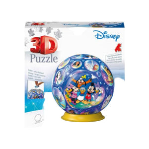 Ravensburger Jigsaws Puzzleball -3D Disney Characters (72pc) Ravensburger