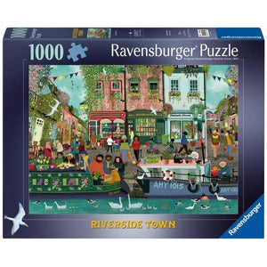 Ravensburger Jigsaws Riverside Town (1000pc) Ravensburger