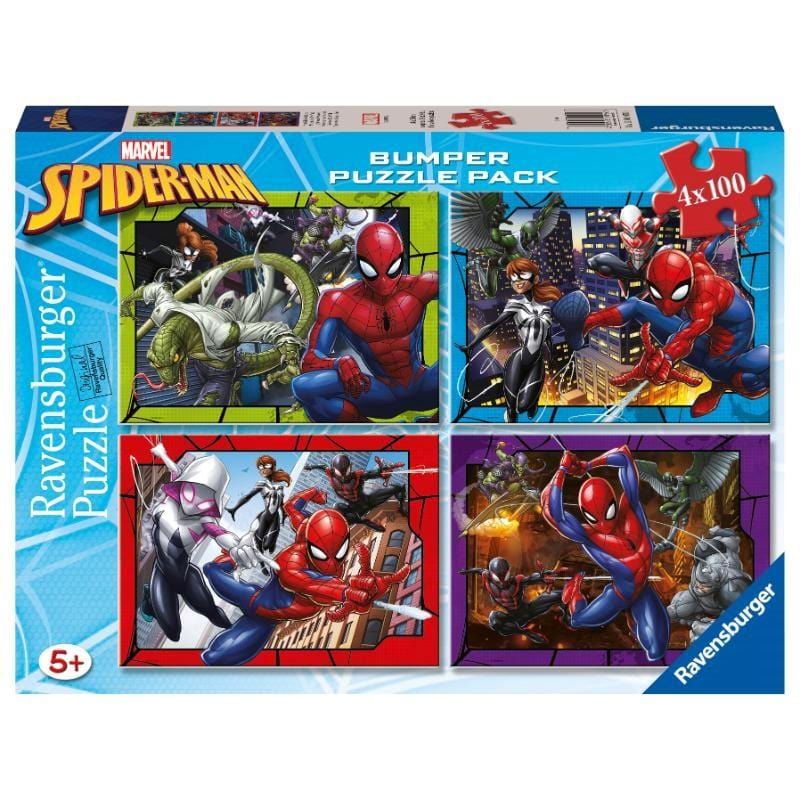Ravensburger Jigsaws Spider-Man - Bumper Pack (4x100pc) Ravensburger