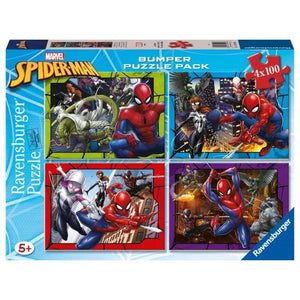 Ravensburger Jigsaws Spider-Man - Bumper Pack (4x100pc) Ravensburger
