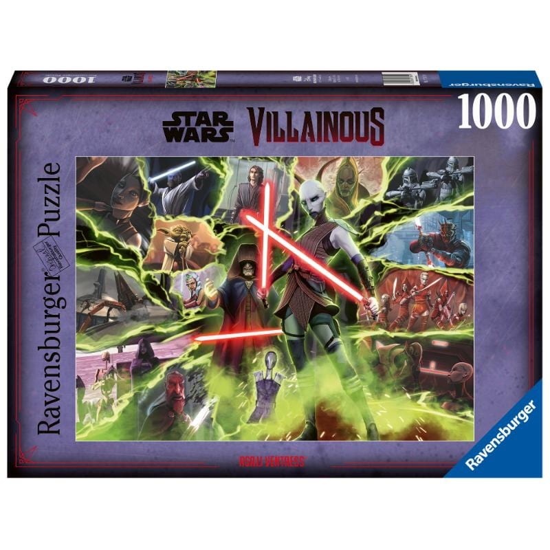 Ravensburger Jigsaws Star Wars Villainous - Asajj Ventress (1000pc) Ravensburger