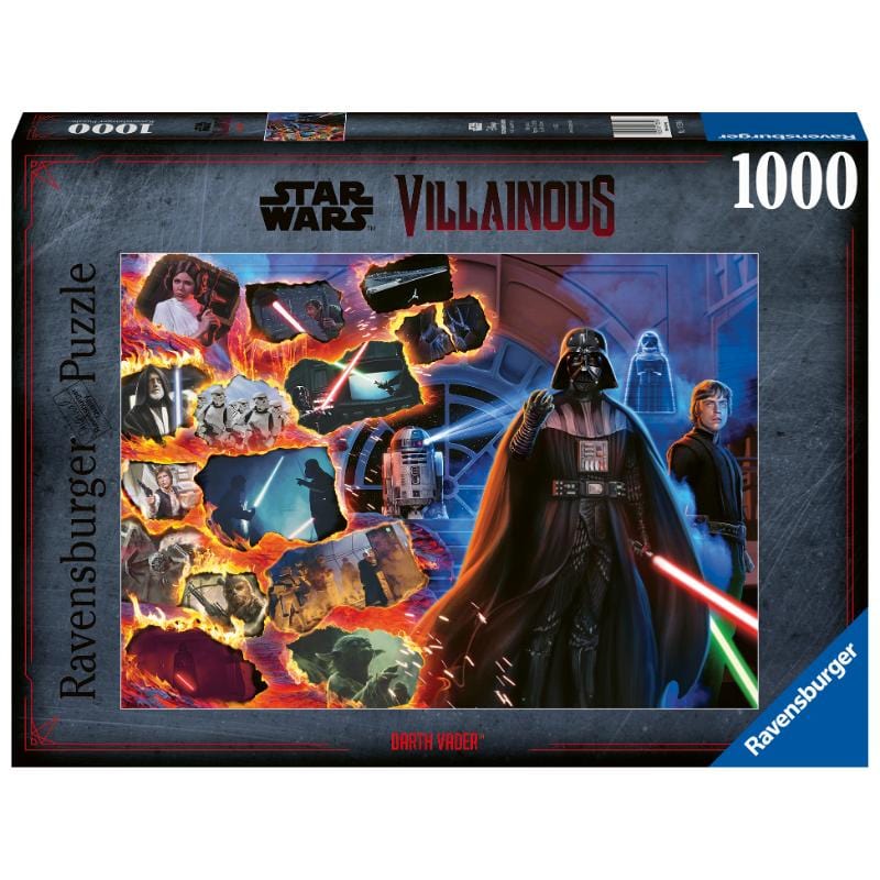 Ravensburger Jigsaws Star Wars Villainous - Darth Vader (1000pc) Ravensburger