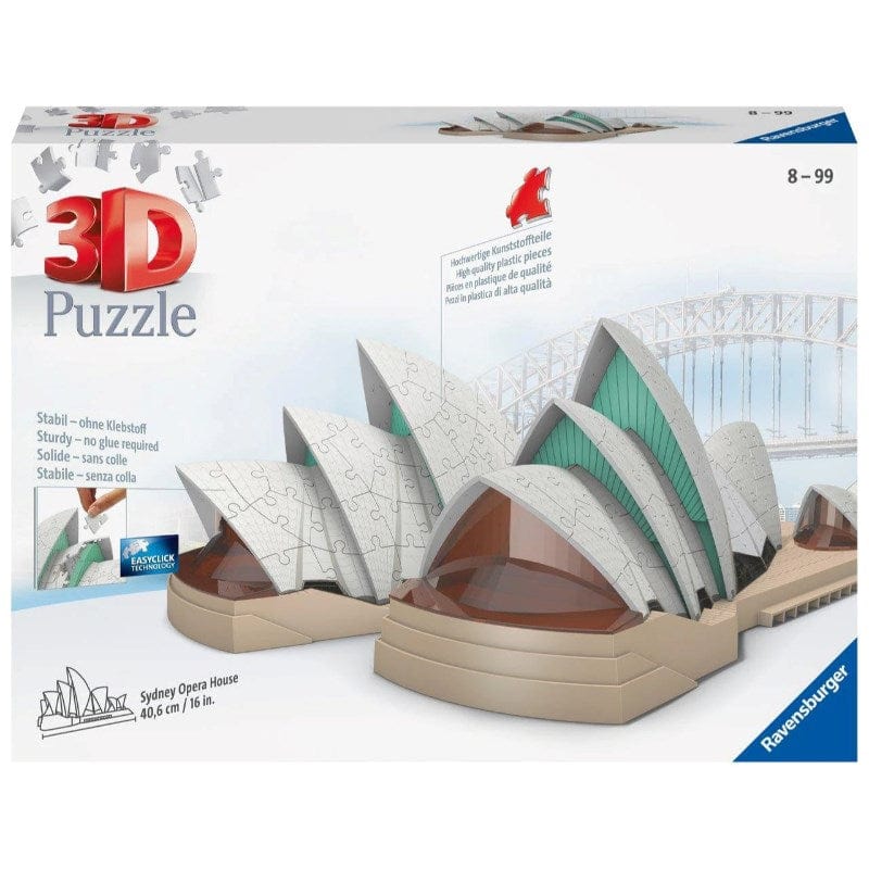 Ravensburger Jigsaws Sydney Opera House 3d Puzzle (237pc) Ravensburger