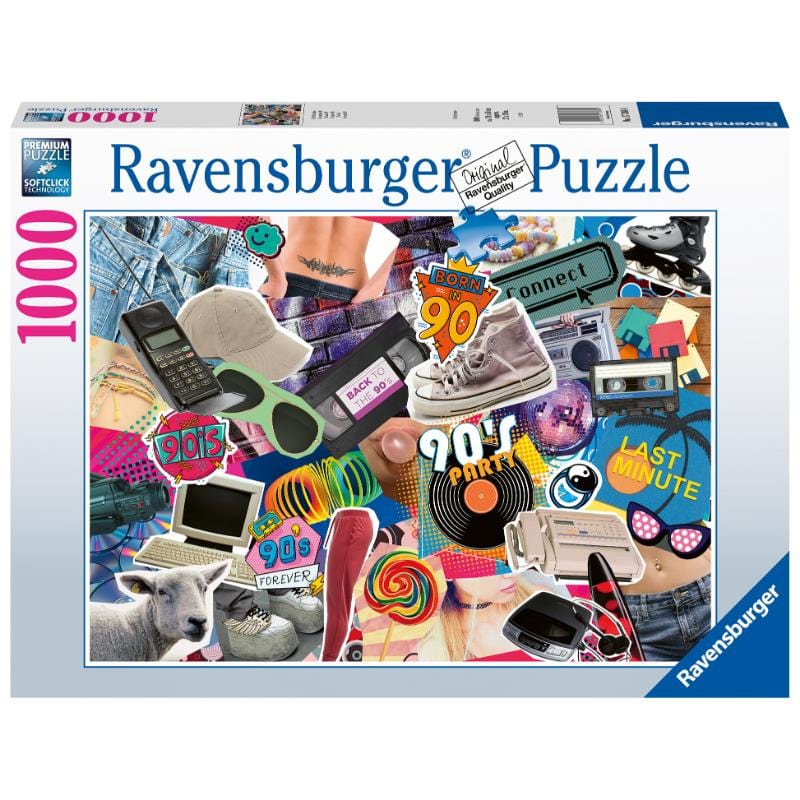 Ravensburger Jigsaws The 90s (1000pc) Ravensburger
