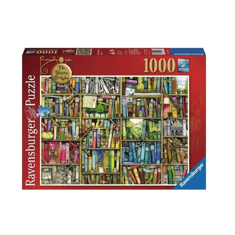 Ravensburger Jigsaws The Bizarre Bookshop (1000pc) Ravensburger