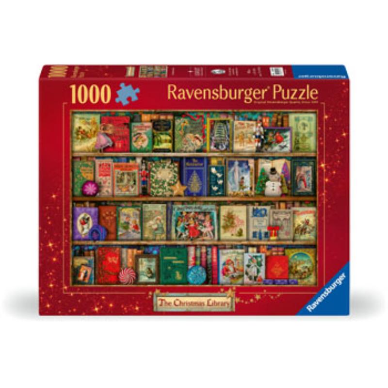 Ravensburger Jigsaws The Christmas Library (1000pc) Ravensburger