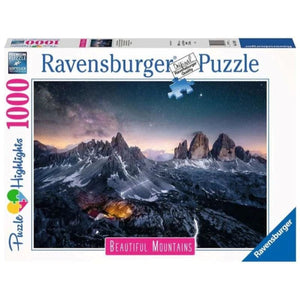 Ravensburger Jigsaws Three Peaks, Dolomites (1000pc) Ravensburger