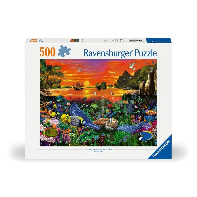 Ravensburger Jigsaws Turtle in the Reef (500pc) Ravensburger