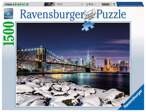 Ravensburger Jigsaws Winter In New York (1500pc) Ravensburger