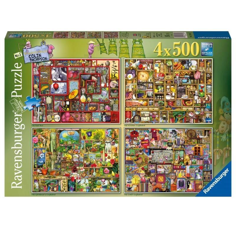 Ravensburger Jigsaws Wonderful World of Colin Thompson No.1 (4 x 500pc) Ravensburger