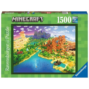 Ravensburger Jigsaws World Of Minecraft (1500pc) Ravensburger
