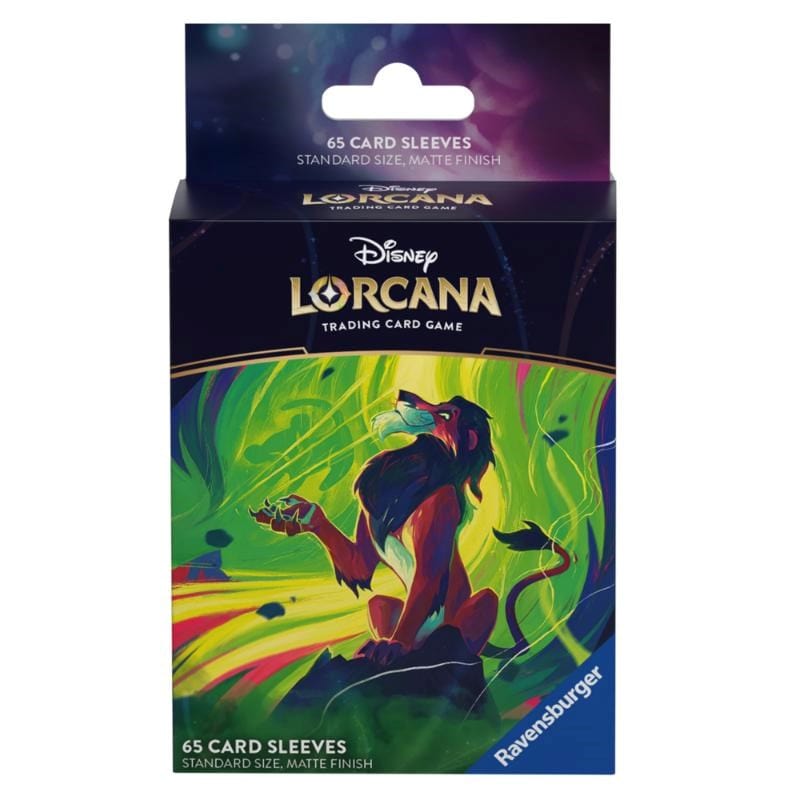 Ravensburger Trading Card Games Card Sleeves - Lorcana TCG - Scar Vengeful Lion (65) (25/11/2024 Release)