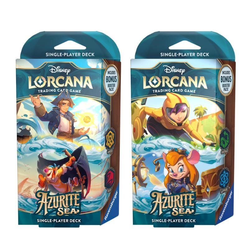 Ravensburger Trading Card Games Lorcana TCG - Azurite Sea - Starter Deck (Assorted) (Preorder - 25/11/2024 Release)