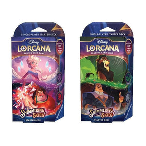 Disney Lorcana Starter Deck Shimmering Skies Emerald & Steel
