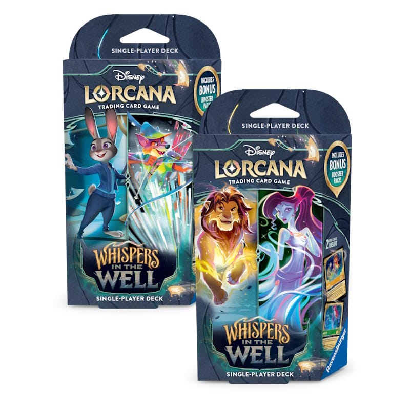 Ravensburger Trading Card Games Lorcana TCG - Whispers in the Well - Single-Player Deck (Assorted)